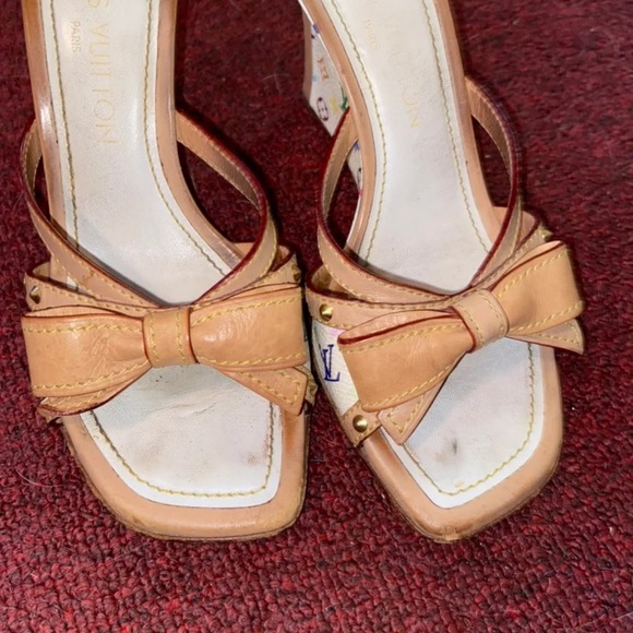 Authentic Louis Vuitton Multicolor Wedges - Picture 5 of 8